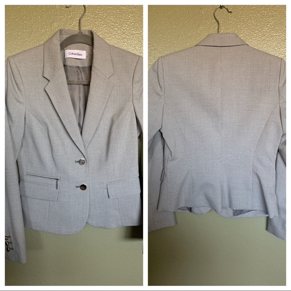 Calvin Klein grey blazer